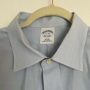 Brooks Brothers Blue Dress Shirt Classic Style